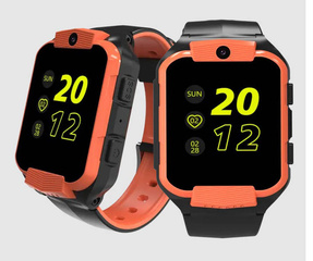 SMARTWATCH ZEGAREK DLA DZIECI GPS GSM LOKALIZATOR APARAT WODOODPORNY POMARAŃCZOWY LT35E