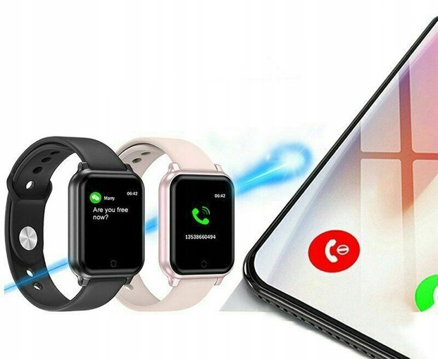 SMARTBAND I5 Metalowa obudowa Pogoda Tętno O2