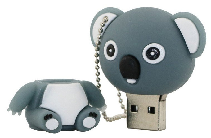 PENDRIVE USB SZYBKI FLASH DRIVE ULTRA PAMIĘĆ ZAWIESZKA PREZENT PEN MIŚ 16GB