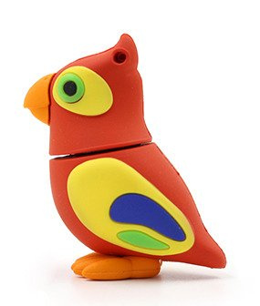 PENDRIVE USB SZYBKI FLASH DRIVE ULTRA PAMIĘĆ ZAWIESZKA PREZENT PAPUGA 64GB