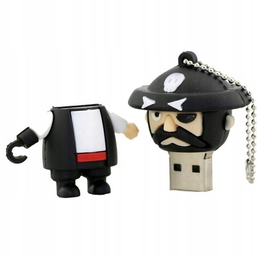 PENDRIVE USB SZYBKI FLASH DRIVE ULTRA PAMIĘĆ ZAWIESZKA PREZENT PIRAT 32GB