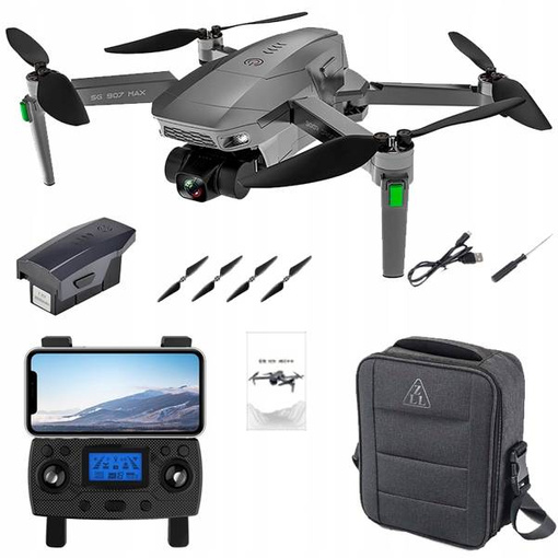 DRON SG907 MAX RC STEROWANY ZDALNIE 4K HD 2 KAMERY GIMBAL GPS WIFI FPV 5G
