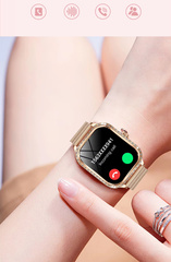 SMARTWATCH WATCH ZEGAREK AMOLED BLUETOOTH ROZMOWY MENU PL DAMSKI SMARTBAND MK88