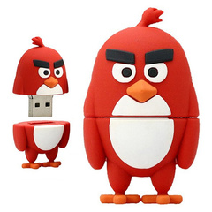 PENDRIVE CZERWONY ANGRY BIRDS PAMIĘĆ FLASH 32GB
