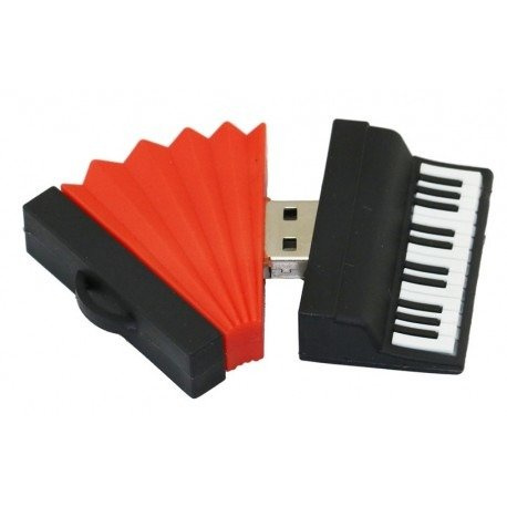 PENDRIVE USB SZYBKI FLASH DRIVE ULTRA PAMIĘĆ ZAWIESZKA PREZENT AKORDEON 8GB