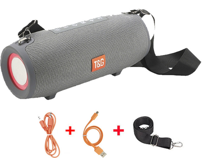 GŁOŚNIK BLUETOOTH PRZENOŚNY BEZPRZEWODOWY MOBILNY USB BOOMBOX RADIO LED MP3 TG322