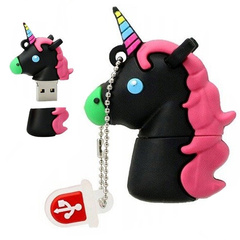 PENDRIVE USB SZYBKI FLASH DRIVE ULTRA PAMIĘĆ ZAWIESZKA PEN JEDNOROŻEC 16GB