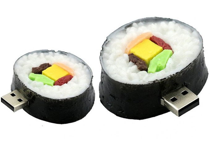 PENDRIVE USB SZYBKI FLASH DRIVE ULTRA PAMIĘĆ ZAWIESZKA PREZENT SUSHI 16GB