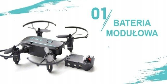 Dron Mini SJY 1601 720P Zabawka WiFi FPV Biały