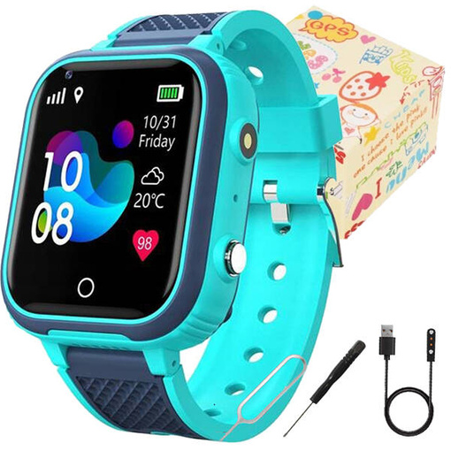 SMARTWATCH ZEGAREK DLA DZIECI GPS MINI LOKALIZATOR SIM APARAT WODOODPORNY G4CQ