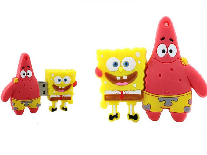 PENDRIVE USB SZYBKI FLASH DRIVE ULTRA PAMIĘĆ ZAWIESZKA PEN SPONGEBOB 32GB