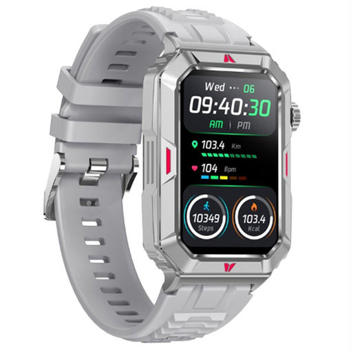 SMARTWATCH ZEGAREK SPORTOWY SMARTBAND AMOLED PULS OPASKA SPORTOWA DAMSKI PL CF26