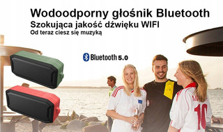 GŁOŚNIK BLUETOOTH Wodoodporny Pyłoszczelny AUX M3