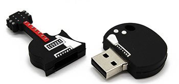 PENDRIVE USB SZYBKI FLASH DRIVE ULTRA PAMIĘĆ ZAWIESZKA PREZENT GITARA 16GB