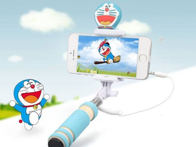 SELFIESTICK Kijek do SELFIE Uniwersalny Doraemon