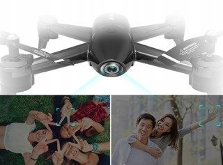 Dron SG106 Podwójna Kamera 4K HD WiFi FPV Biały