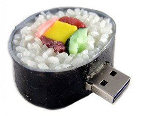 PENDRIVE USB SZYBKI FLASH DRIVE ULTRA PAMIĘĆ ZAWIESZKA PREZENT SUSHI 16GB